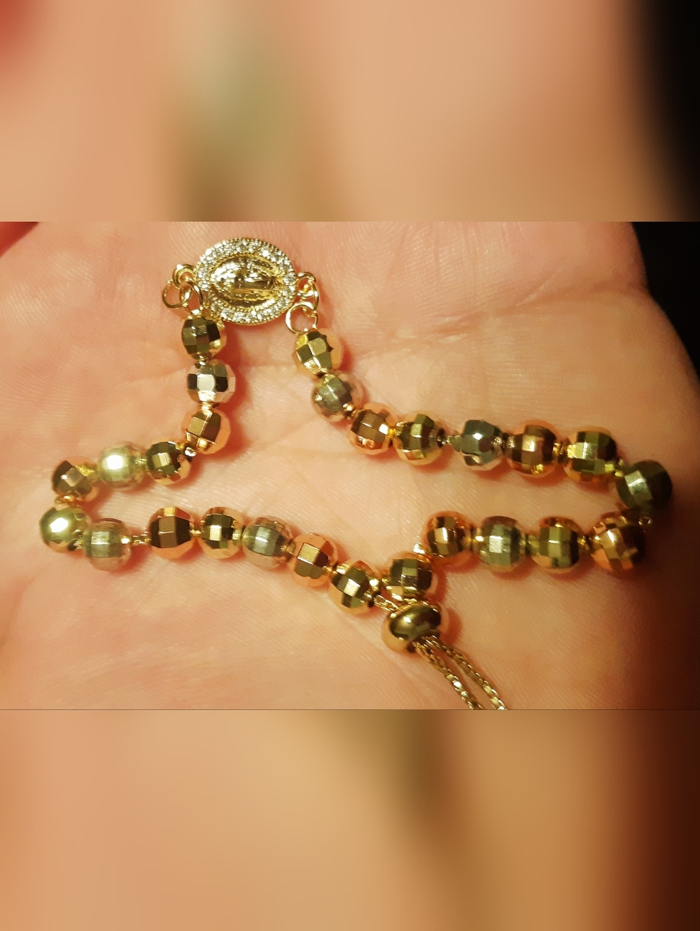 Gold Plated Religon Bracelet